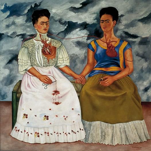 Frida Kahlo Self Portrait The Two Fridas at Mexican Geniuses in Washington, D.C.