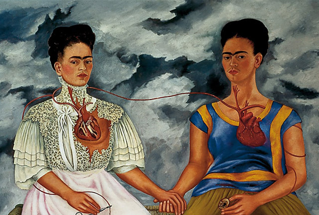 The two Fridas by Frida Kahlo